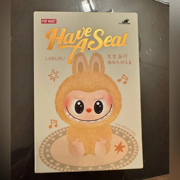 NIB- Pop Mart *Authentic* PopNow Have A Seat Labubu - Sisi - Picture 2 of 6